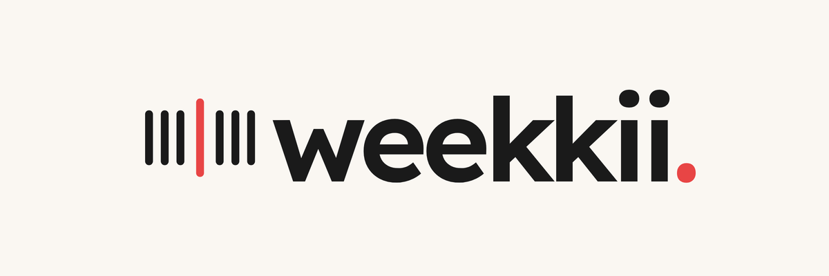weekkii lockup for light backgrounds